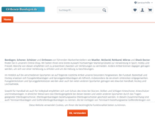 Tablet Screenshot of orthesen-bandagen.de